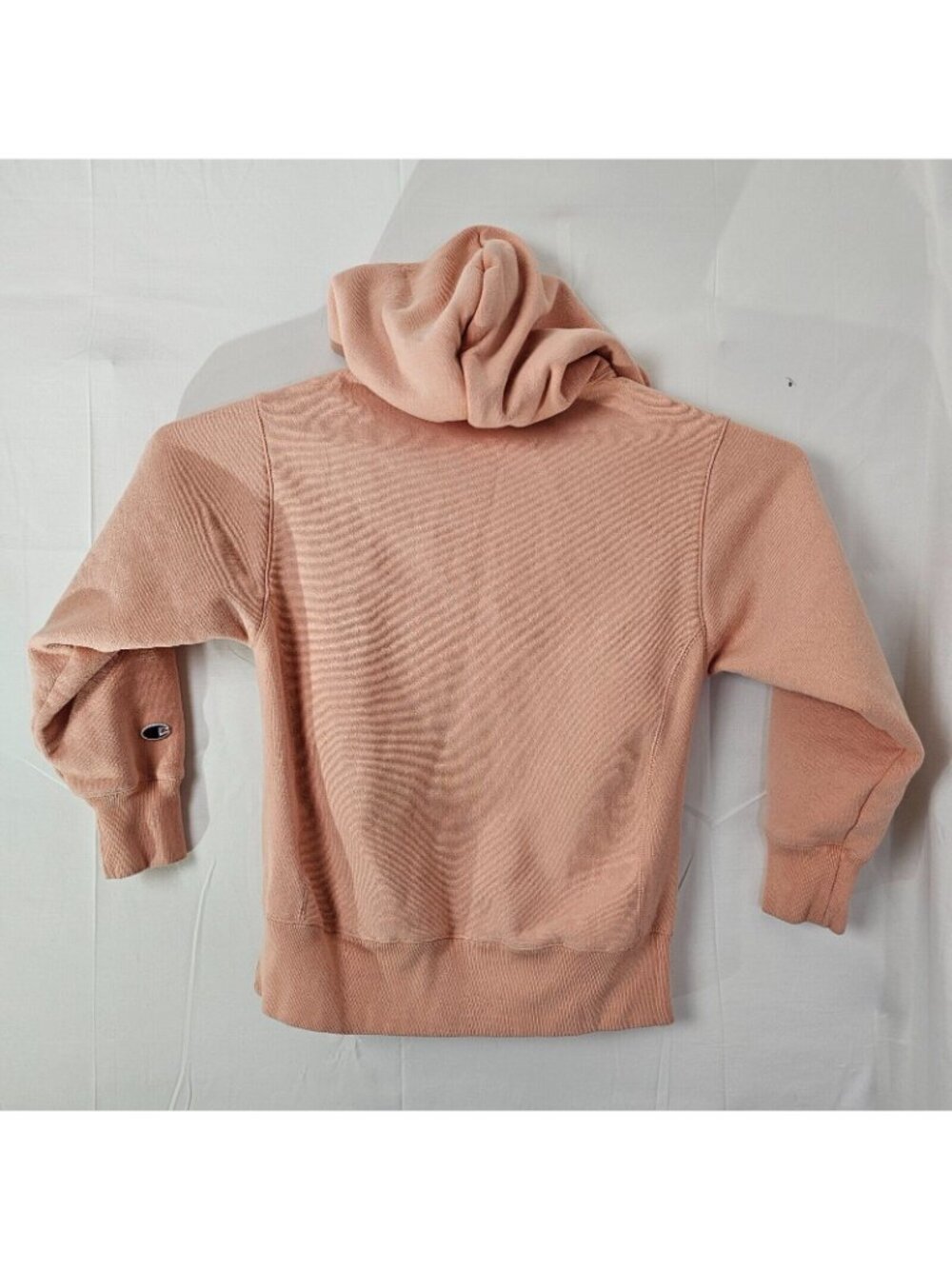 Champion Hoodie Womens XS Pink Reverse Weave Warm Up Sweatshirt Pullover - Picture 4 of 8